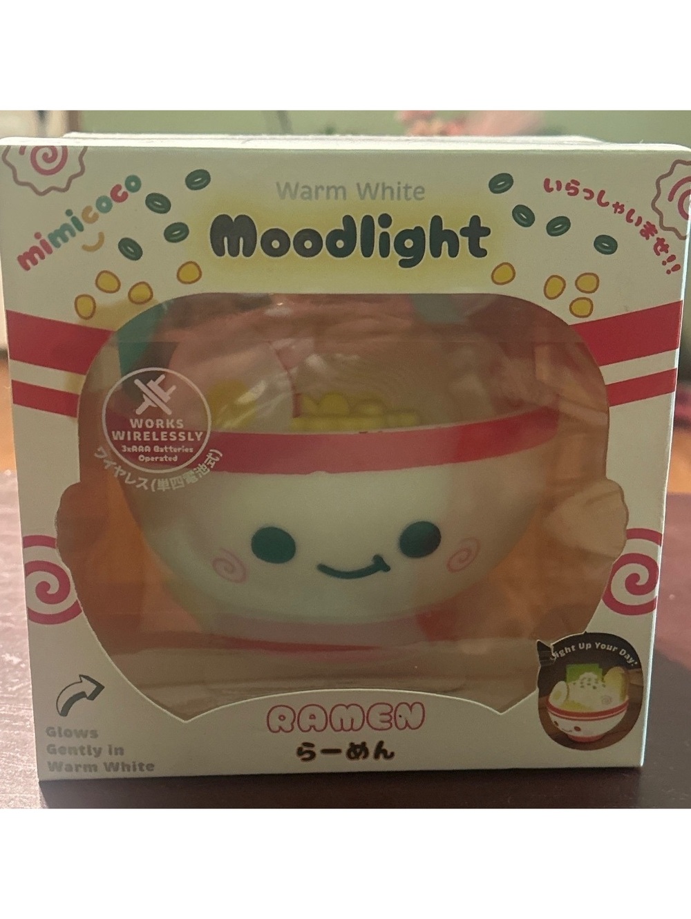 mimicoco Moodlight Warm White Ramen Bowl Night Light
